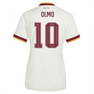 Espanja Dani Olmo #10 Jalkapallovaatteet Naisten Vieraspaita MM-kisat 2026 Lyhythihainen